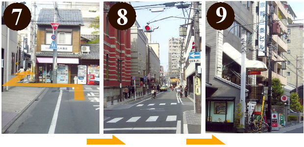 ステディへの道のり(阪急ご利用)